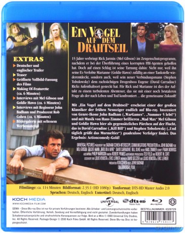 Bird on a Wire (Ptaszek na uwięzi) [Blu-Ray]