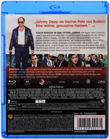 Black Mass (Pakt z diabłem) [Blu-Ray]