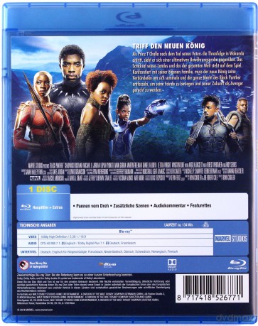 Black Panther (Czarna Pantera) [Blu-Ray]