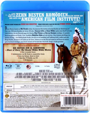 Blazing Saddles (Płonące siodła) [Blu-Ray]