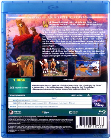 Brother Bear (Mój brat niedźwiedź) (Disney) [Blu-Ray]
