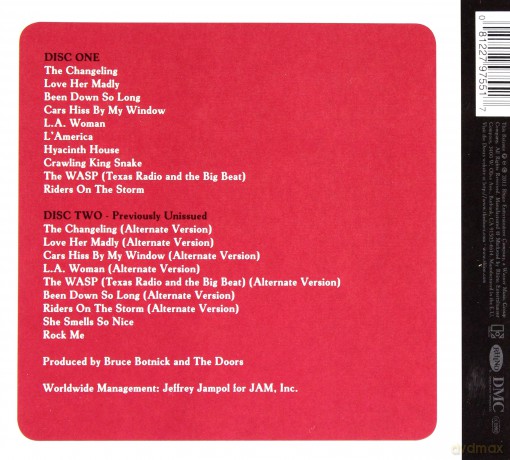 The Doors: L.A. Woman (40th Anniversary) (ecopack) [2CD]
