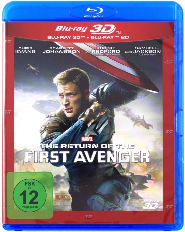 Captain America: The Winter Soldier (Kapitan Ameryka: Zimowy żołnierz) [Blu-Ray 3D]+[Blu-Ray]