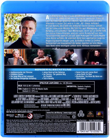 007 James Bond Casino Royale [Blu-Ray]