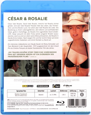 Cesar & Rosalie (Cezar i Rozalia) [Blu-Ray]