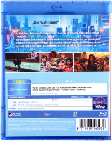 Ralph Breaks the Internet (Ralph Demolka w internecie) (Disney) [Blu-Ray]