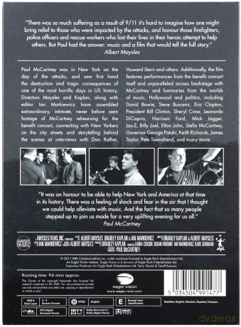 Paul McCartney: The Love We Make [DVD]
