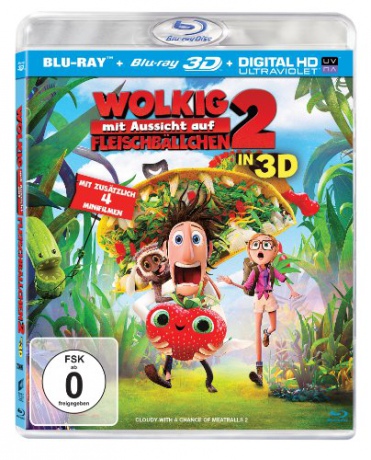 Cloudy with a Chance of Meatballs 2 (Klopsiki kontratakują) [Blu-Ray 3D]+[Blu-Ray]