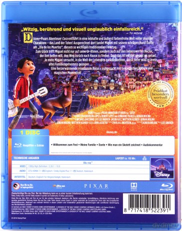Coco (Disney) [Blu-Ray]