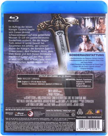 Conan the Destroyer (Conan Niszczyciel) [Blu-Ray]