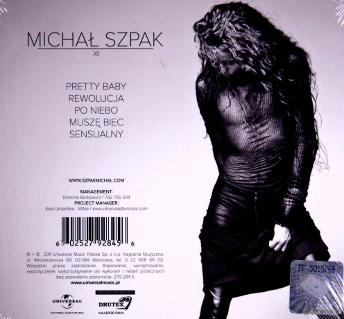 Michał Szpak: XI (digipack) [CD]