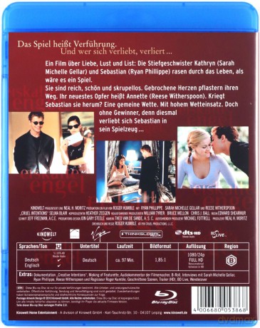 Cruel Intentions (Szkoła uwodzenia) [Blu-Ray]
