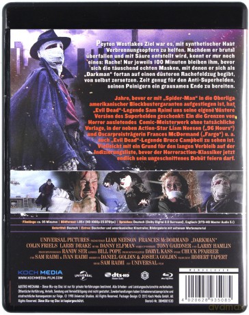 Darkman (Człowiek ciemności) [Blu-Ray]