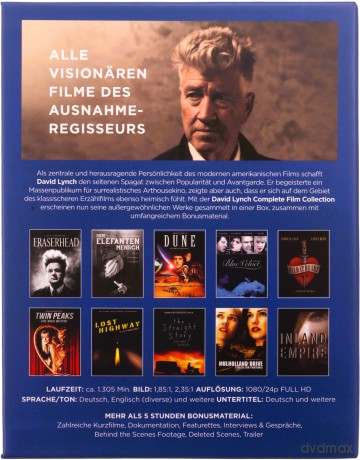 David Lynch (Complete Film Collection) [10xBlu-Ray]