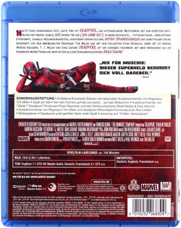 Deadpool [Blu-Ray]