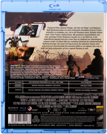 District 9 (Dystrykt 9) [Blu-Ray]