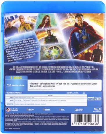 Doctor Strange (Doktor Strange) [Blu-Ray]