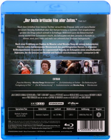 Don't Look Now (Nie oglądaj się teraz) [Blu-Ray]