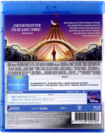 Dumbo (Disney) [Blu-Ray]
