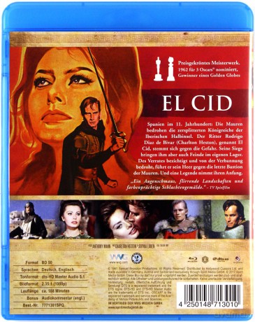 El Cid (Cyd) [Blu-Ray]