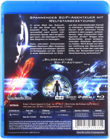 Ender's Game (Gra Endera) [Blu-Ray]