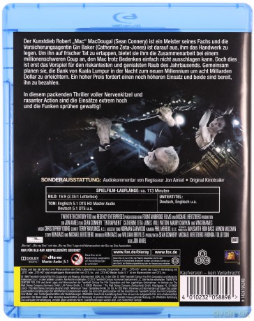 Entrapment (Osaczeni) [Blu-Ray]