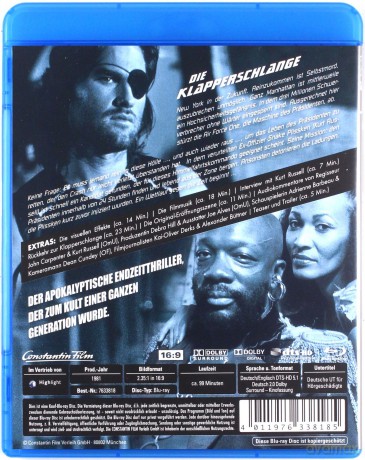 Escape from New York (Ucieczka z Nowego Jorku) [Blu-Ray]