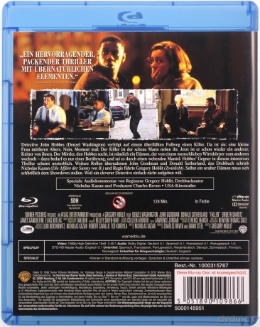 Fallen (W sieci zła) [Blu-Ray]