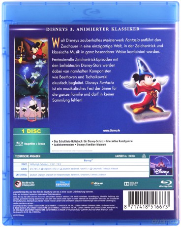 Fantasia (Fantazja) (Disney) [Blu-Ray]