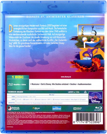 Fantasia 2000 (Fantazja 2000) [Blu-Ray]