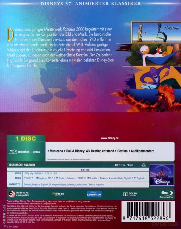 Fantasia 2000 (Fantazja 2000) [Blu-Ray]