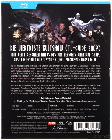 Farscape (Complete Series) (Ucieczka w kosmos (Kompletna Seria)) [25xBlu-Ray]