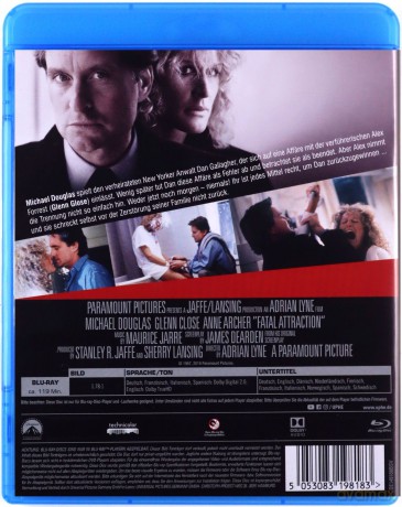 Fatal Attraction (Fatalne zauroczenie) [Blu-Ray]