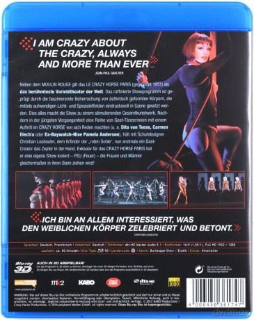 Feu: Crazy Horse Paris [Blu-Ray 3D]+[Blu-Ray]