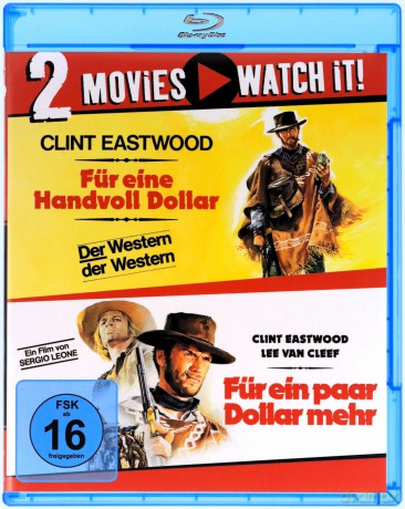 Fistful of Dollars / For a Few Dollars More (Za garść dolarów / Za kilka dolarów więcej) [2xBlu-Ray]