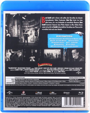 Frankenstein [Blu-Ray]