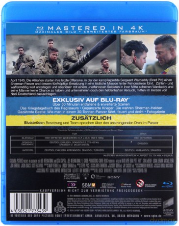 Fury (Furia) [Blu-Ray]