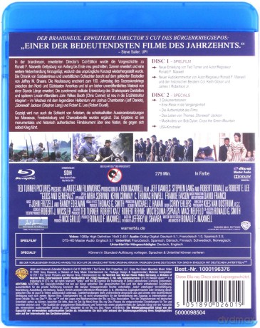 Gods and Generals (Generałowie) [2xBlu-Ray]