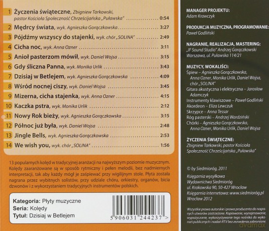 Dzisiaj W Betlejem [CD]