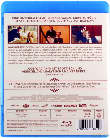 Gosford Park [Blu-Ray]