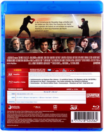 Gwiezdne wojny: Ostatni Jedi [Blu-Ray 3D]+[Blu-Ray]