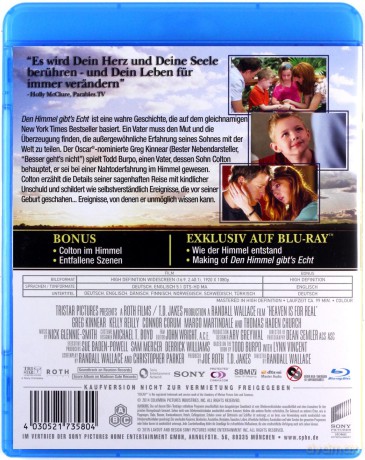 Heaven Is for Real (Niebo istnieje... naprawdę) [Blu-Ray]
