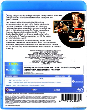 High Fidelity (Przeboje i podboje) [Blu-Ray]