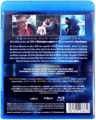 Highlander (Nieśmiertelny) [Blu-Ray]
