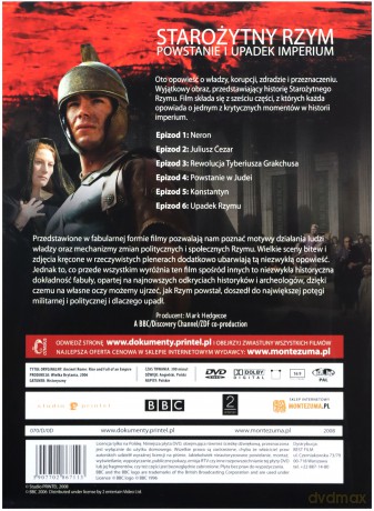 Starożytny Rzym: Powstanie i upadek Imperium (digipack) [2DVD] (BBC)
