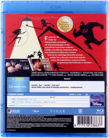Incredibles 2 (Iniemamocni 2) [Blu-Ray]