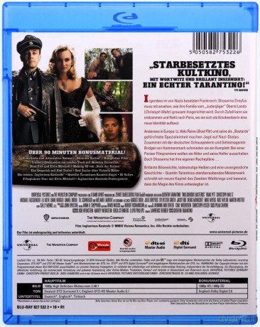 Inglourious Basterds (Bękarty wojny) [Blu-Ray]