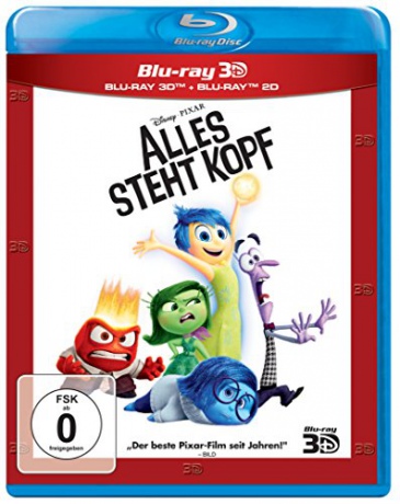 Inside Out (W głowie się nie mieści) [Blu-Ray 3D]+[Blu-Ray]