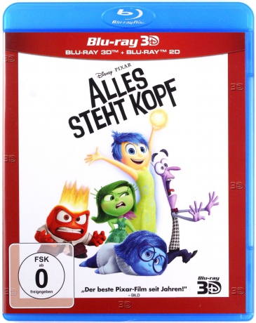 Inside Out (W głowie się nie mieści) [Blu-Ray 3D]+[Blu-Ray]