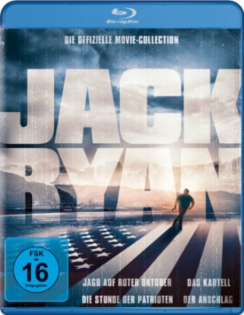 Jack Ryan Box - The Hunt for Red October / Clear and Present Danger / Patriot Games / The Sum of All Fears [4xBlu-Ray]